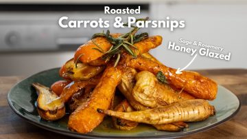 Honey Glazed Carrots and Parsnips