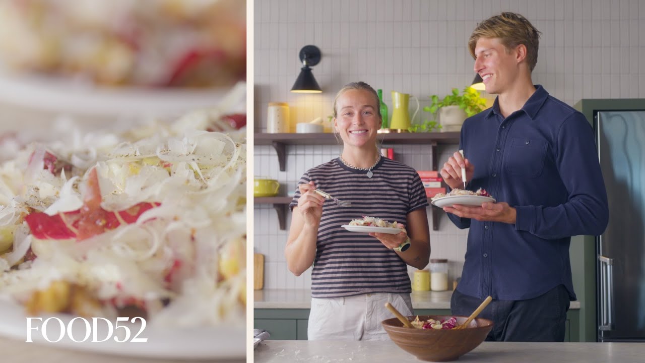 Wintry Chicory Salad with Preserved Lemon Vinaigrette - Pantry Vault