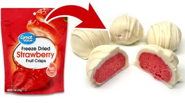 Easy No Bake Strawberry Truffles & Valentine Candy Recipe