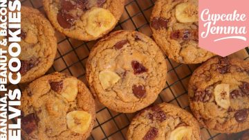 Elvis! Banana, Bacon & Peanut Cookie Recipe & Tutorial