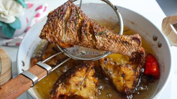 Caribbean Style Crispy Fried Croaker Fish