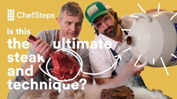 Ultimate Tomahawk Steak Cryo-Reverse Sear—How to Butcher, Cook, Carve, and Sear in Liquid Nitrogen?!