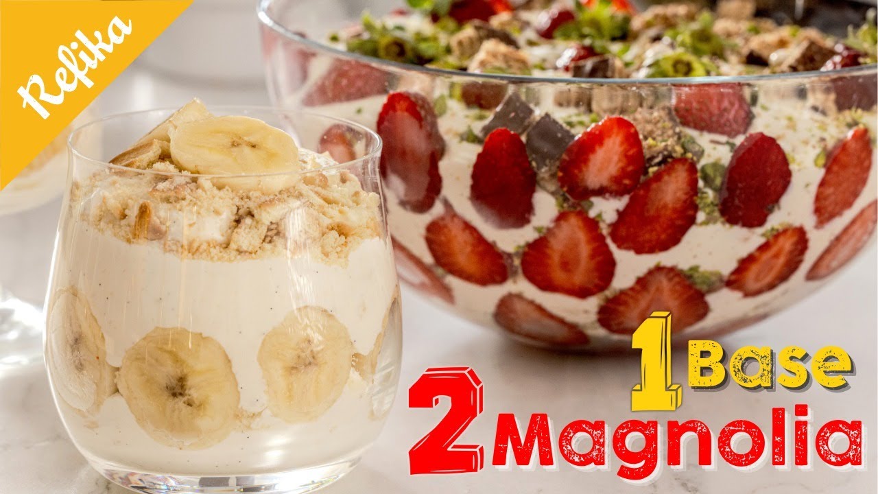Magnolia Pudding Recipe | Refika’s Twist on New York Magnolia Pudding | With Banana & Strawberry - P