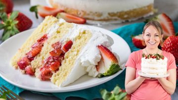Strawberry Shortcake Cake