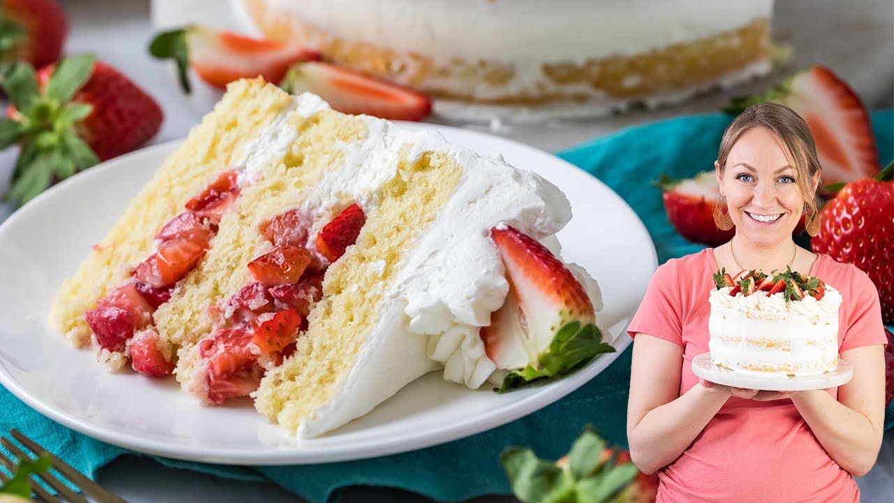 Strawberry Shortcake Cake - Pantry Vault