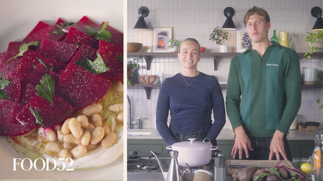 Herby White Bean and Beet Salad - Pantry Vault