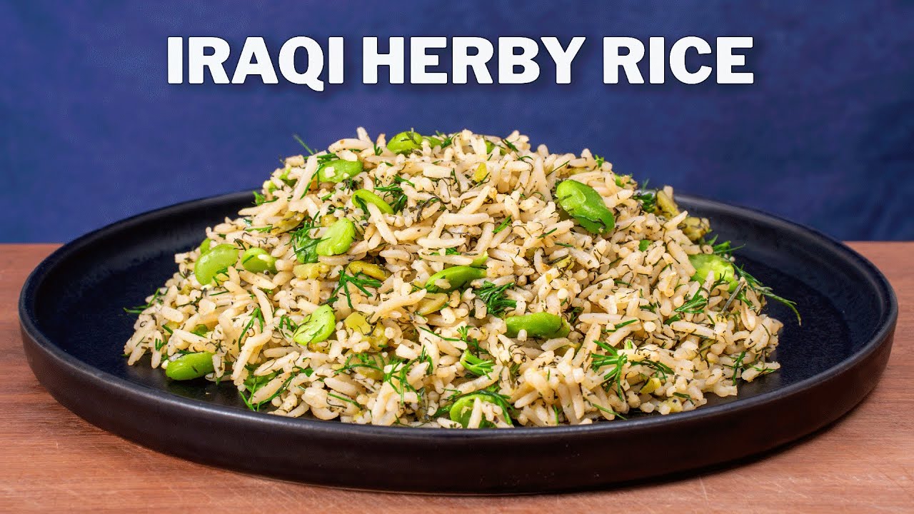 Tim Billa: Iraqi Persian Rice with Fresh Herbs and Broad Beans - Pantry ...