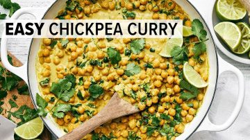 Chickpea Curry | Easy Vegetarian Curry Recipe