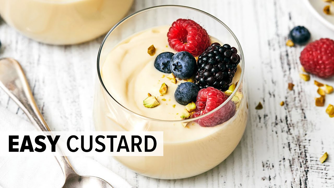 Homemade Custard Recipe - Super Easy To Make! - Pantry Vault