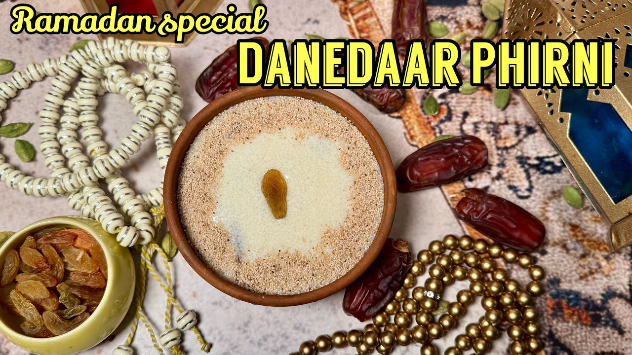 Ramadan Special Danedaar Phirni - Pantry Vault