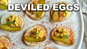 Classic Deviled Eggs & The Easiest Recipe!