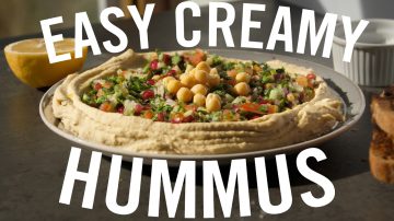 Easiest Creamiest Hummus