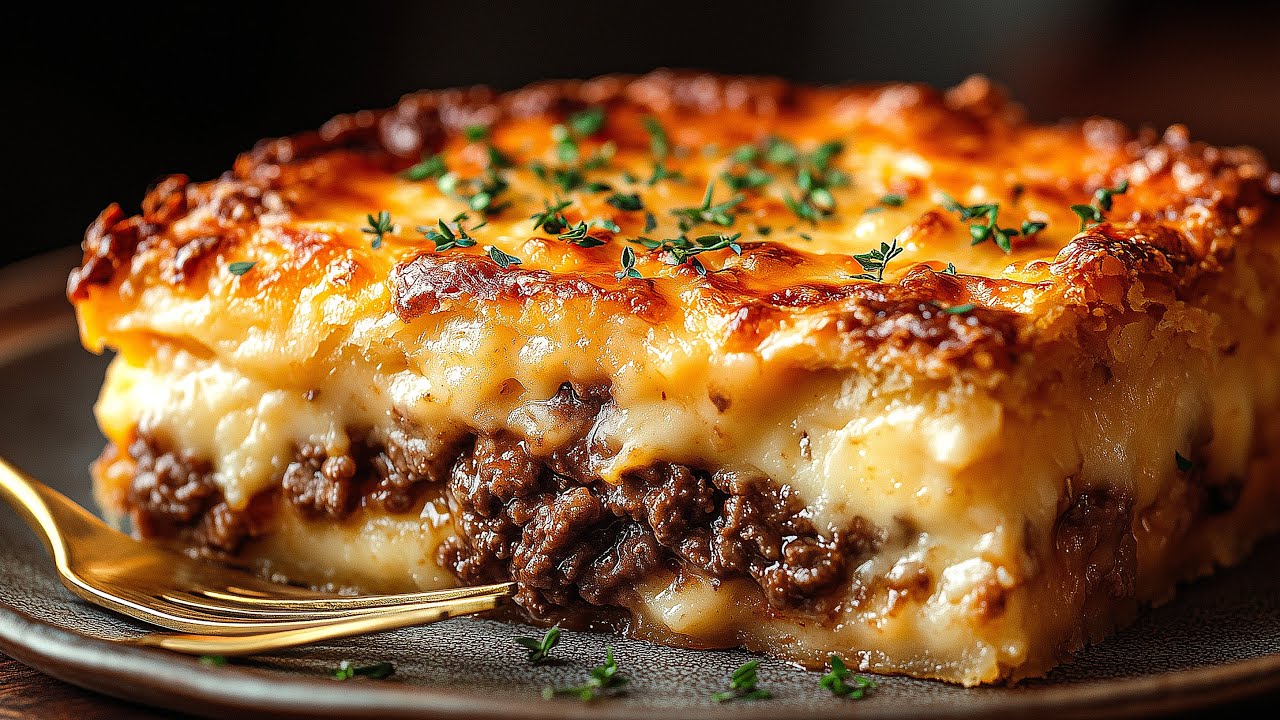 Impossibly Easy Cheeseburger Pie - Pantry Vault