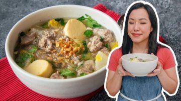 How To Make Gaeng Jued (Thai Glass Noodle Soup)
