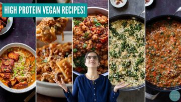 High Protein Vegan Meals: Herb Lentil Stew, Alfredo, and More