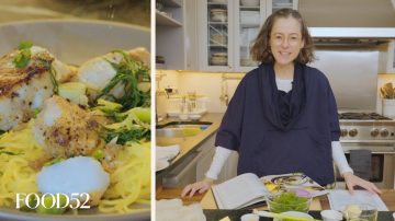 Crispy Salt-and-Pepper Cod With Turmeric Noodles
