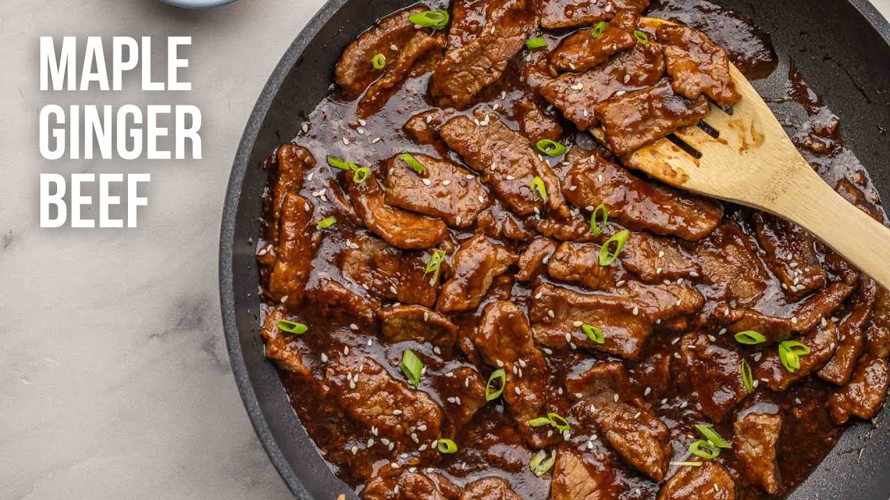 Maple Ginger Beef - Pantry Vault