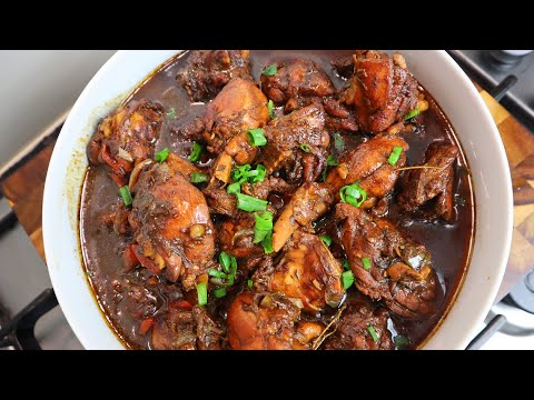 How To Make The Most Delicious Jamaican Coconut Brown Stewed Chicken - Pantry Vault