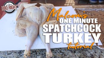 How To Spatchcock A Turkey & 1 Minute Example