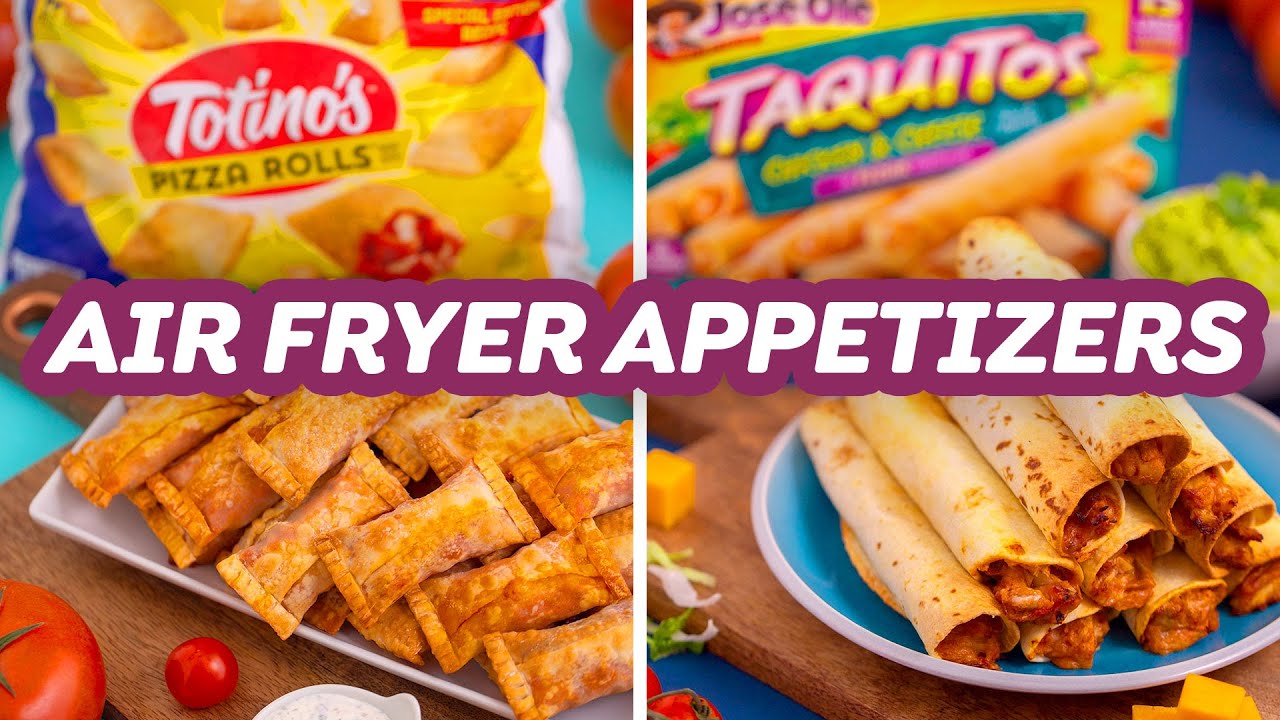 Homemade Air Fryer Pizza Rolls & Chicken Taquitos - Pantry Vault