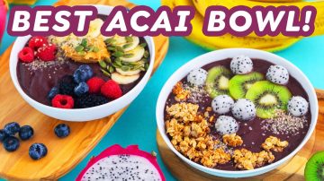 How to Make Acai Bowls at Home (3 Ingredients + Toppings!)
