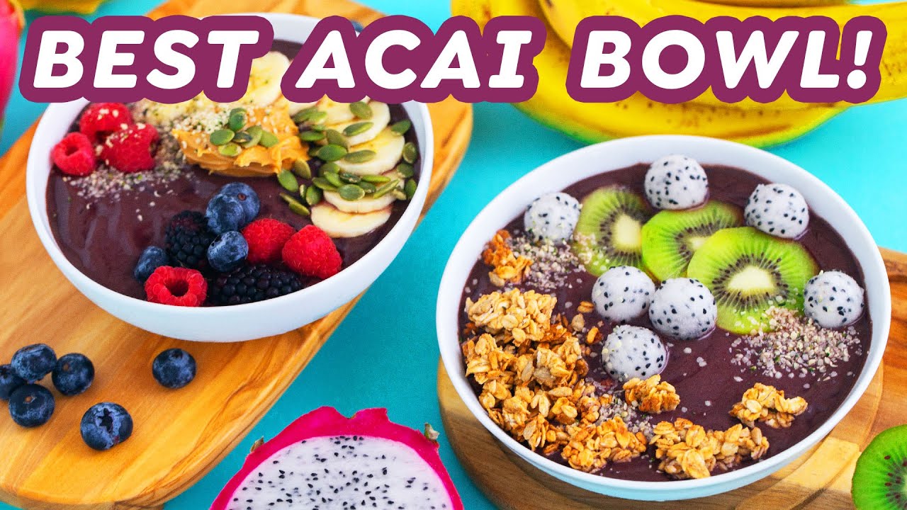 How to Make Acai Bowls at Home (3 Ingredients + Toppings!) - Pantry Vault