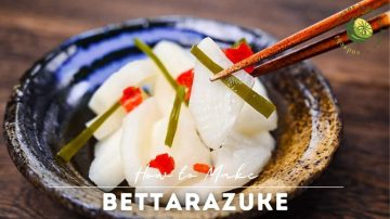 Shortcut Tokyo's Pickled Daikon Radish (Bettarazuke)