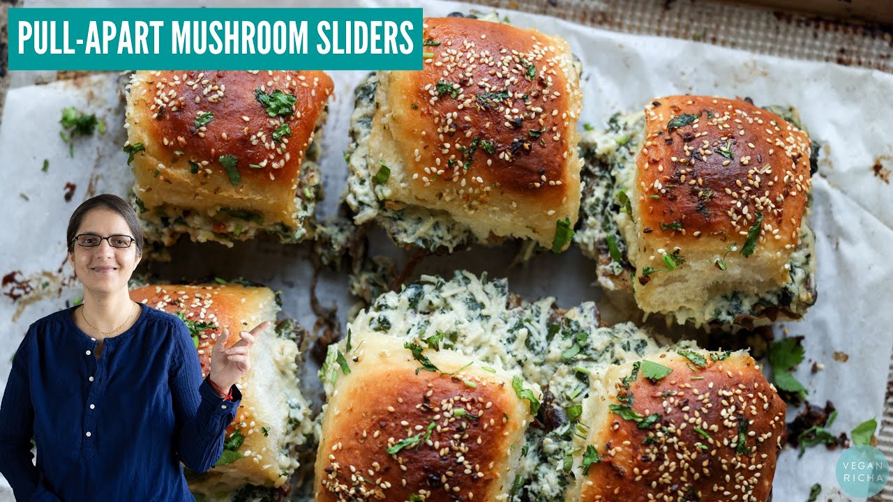 Cheesy Spinach and Mushroom Sliders - Pantry Vault