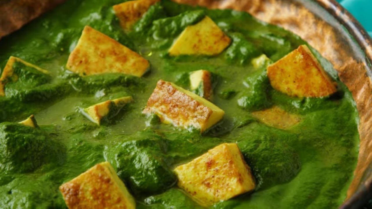 Palak Paneer (Spinach and Cheese Curry) - Pantry Vault