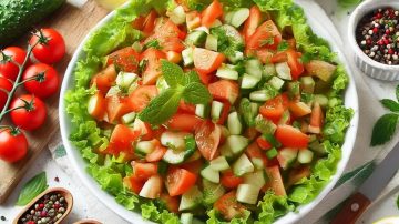 Italian Tomato and Cucumber Salad