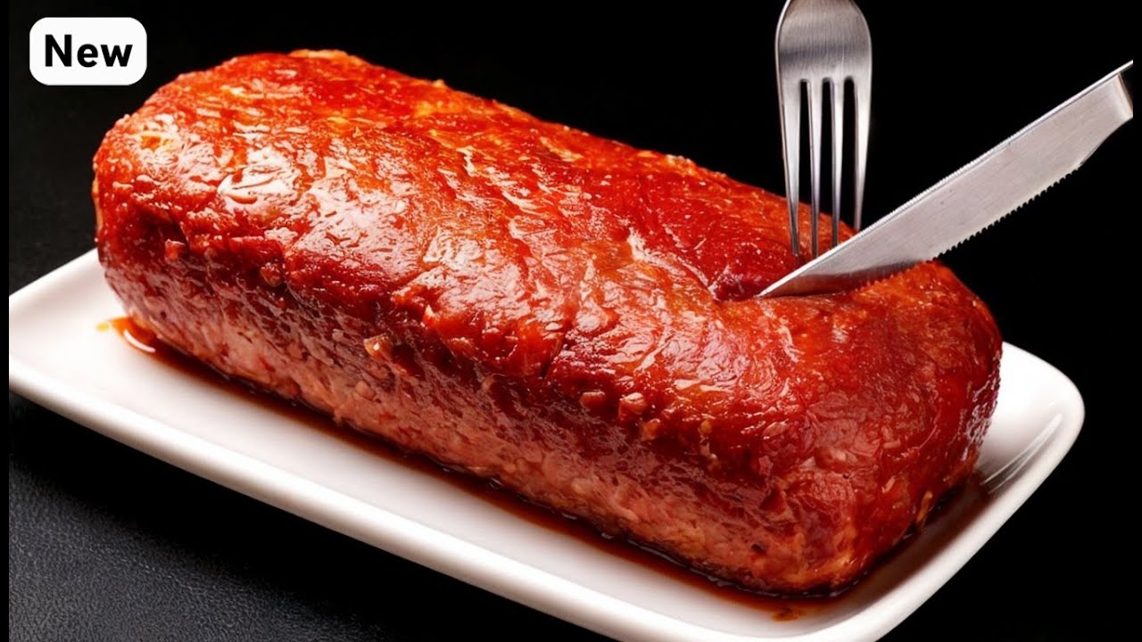 Delicious Meat Loaf with Creamy Spinach and Cheese - Pantry Vault