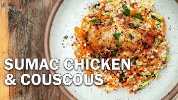 Sumac Chicken with Israeli Couscous