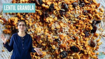 Crunchy Lentil Granola