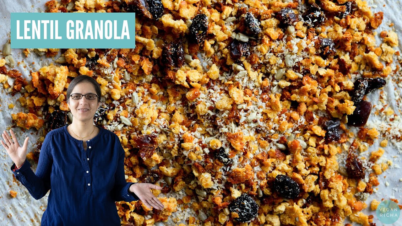 Crunchy Lentil Granola - Pantry Vault