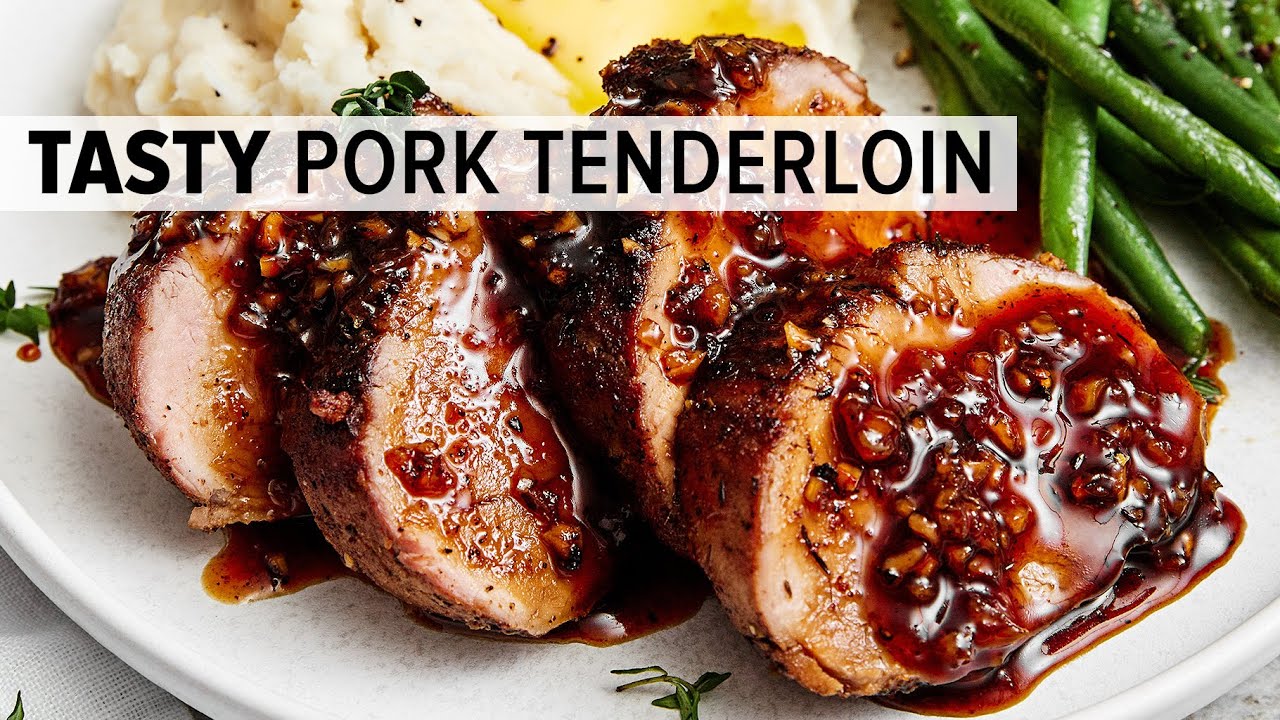 Pork Tenderloin with Honey Garlic Glaze - Pantry Vault