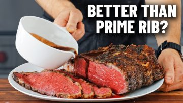New York Strip Roast with Herb Butter