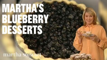 Martha Stewart's Individual Blueberry Pies