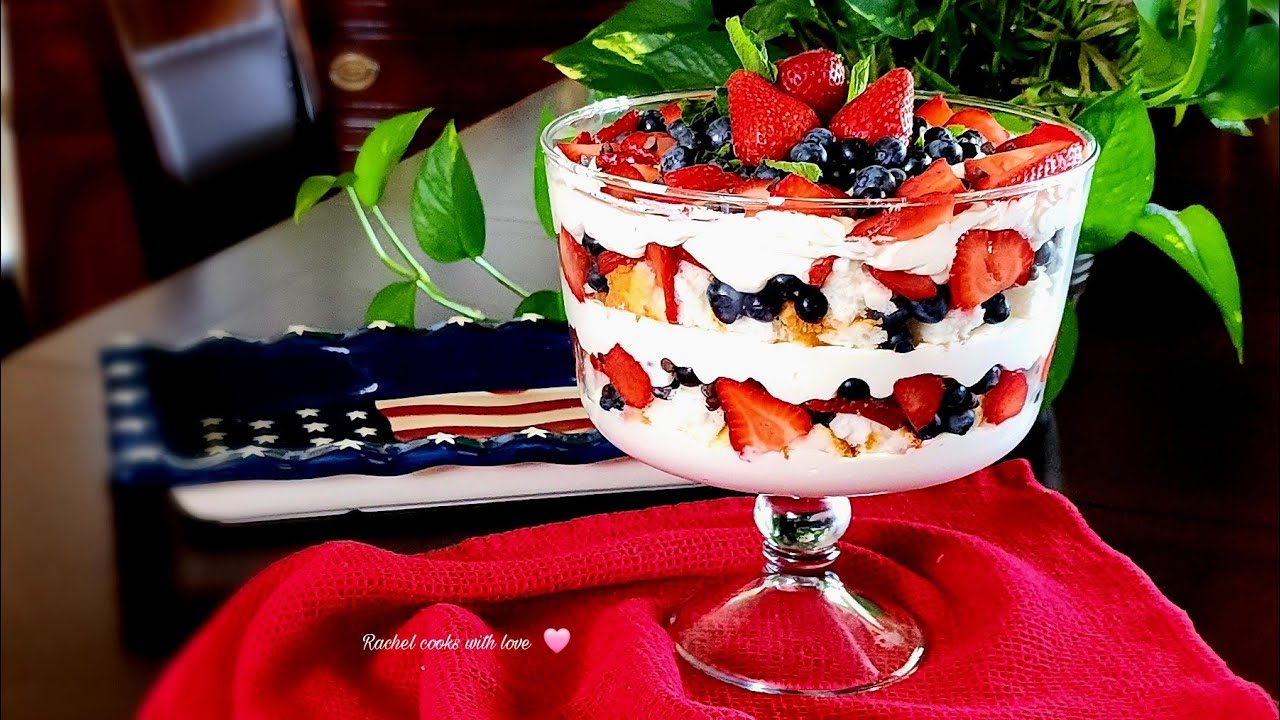 Berry Trifle for Fourth of July - Pantry Vault