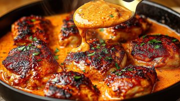 The Most Delicious Hungarian Chicken Recipe! Ready in 30 Minutes!