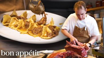 Whole Pig Preparation and Pig Skin Ragu
