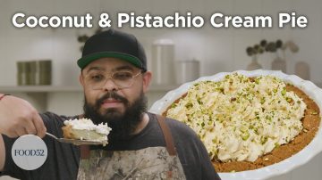Coconut & Pistachio Cream Pie