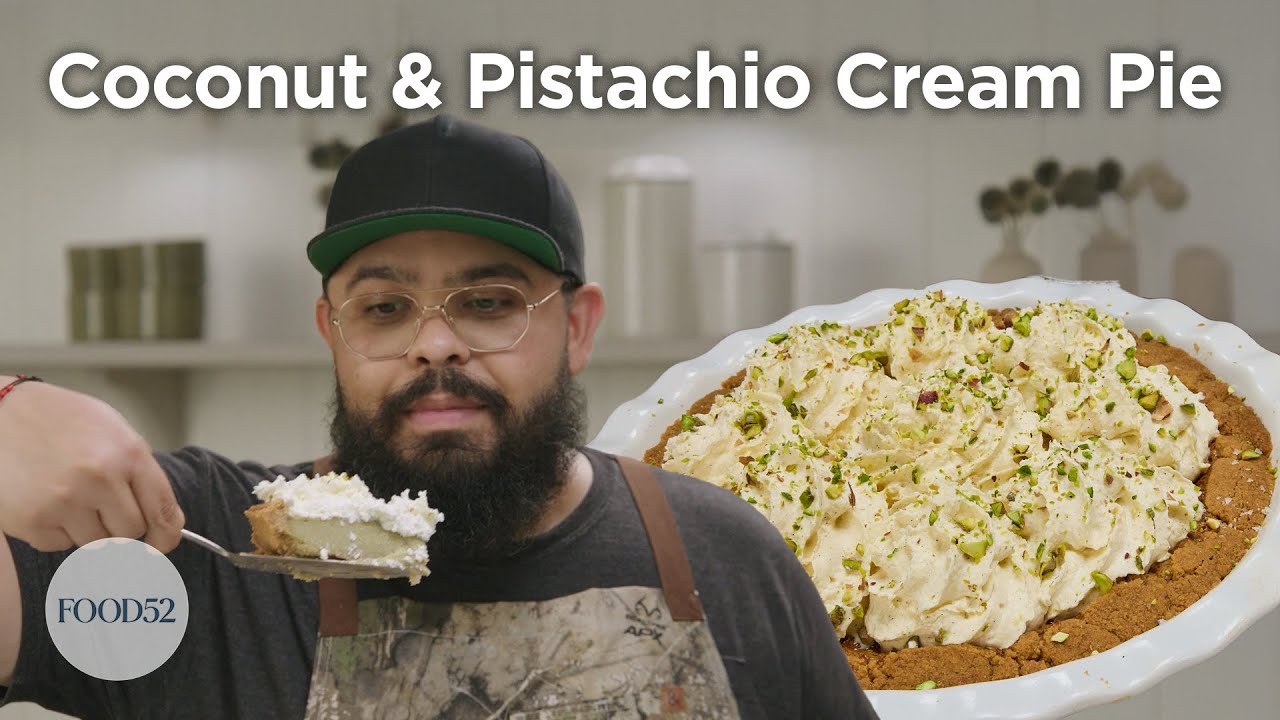 Coconut & Pistachio Cream Pie - Pantry Vault