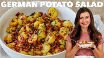 Easy German Potato Salad with Bacon