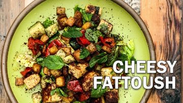 Bread Cheese Fattoush