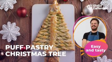 Christmas Tree Made of Puff Pastry