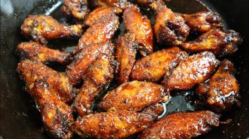 Honey Lemon Pepper Jerk Chicken Wings