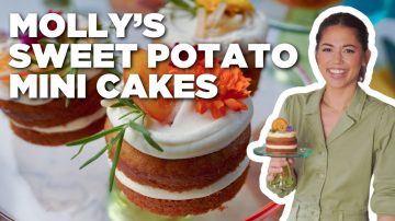 Molly Yeh's Sweet Potato Mini Cakes with Cream Cheese Frosting