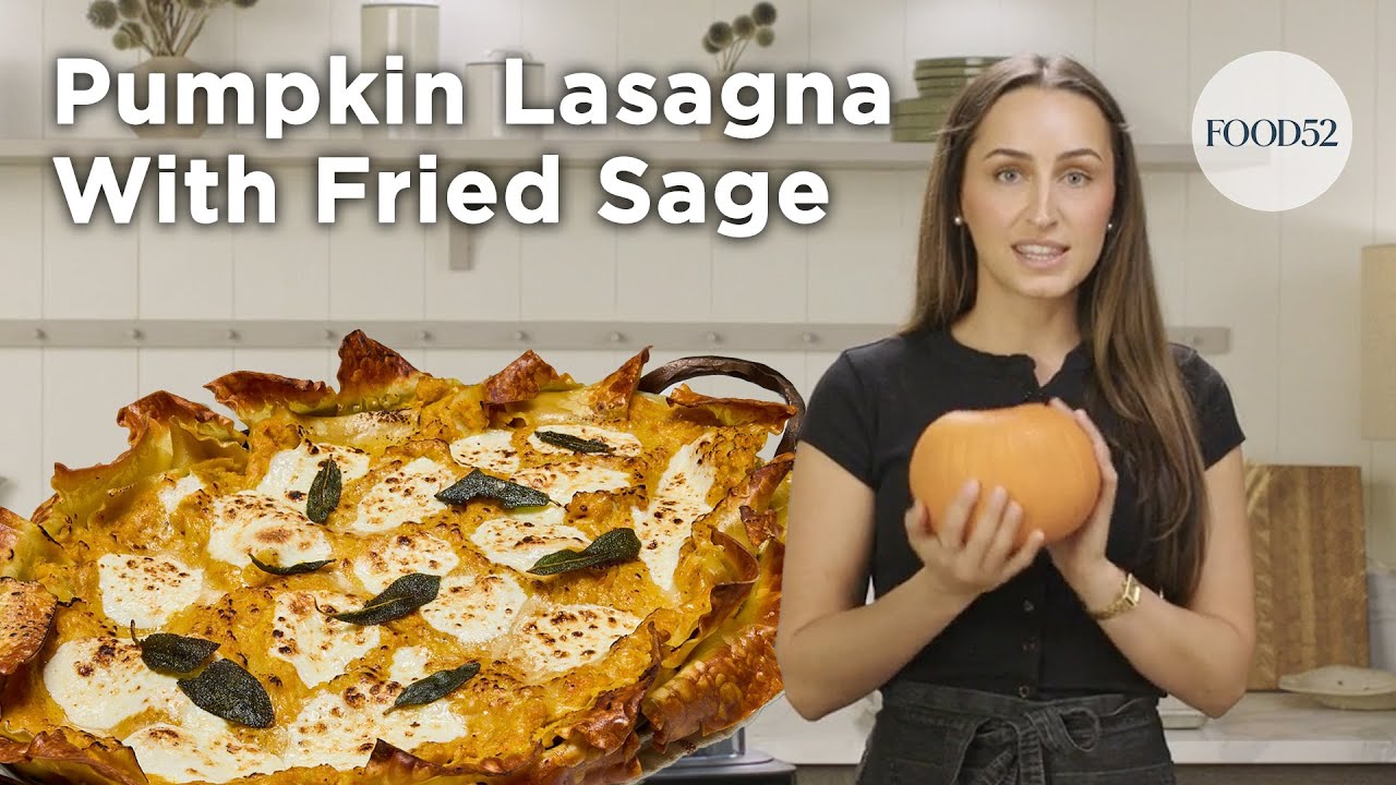 Pumpkin Lasagna with Fried Sage - Pantry Vault