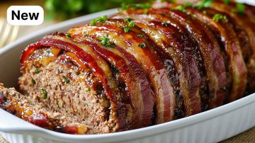 Delicious Bacon-Wrapped Meatloaf Recipe
