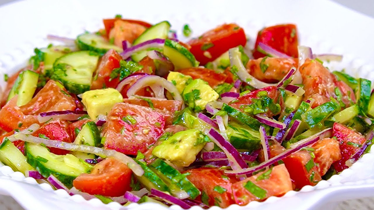Italian Tomato and Cucumber Salad - Pantry Vault
